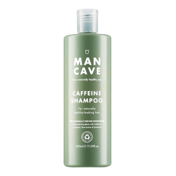 ManCave deep cleansing caffeine shampoo 500ml, imported from the UK