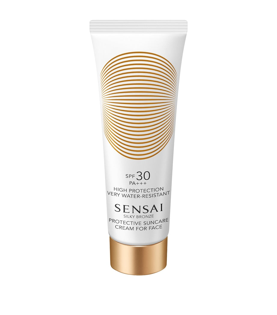 Sensai Silky Bronze Protective Suncare Cream for Face SPF30 50ml (British brand)
