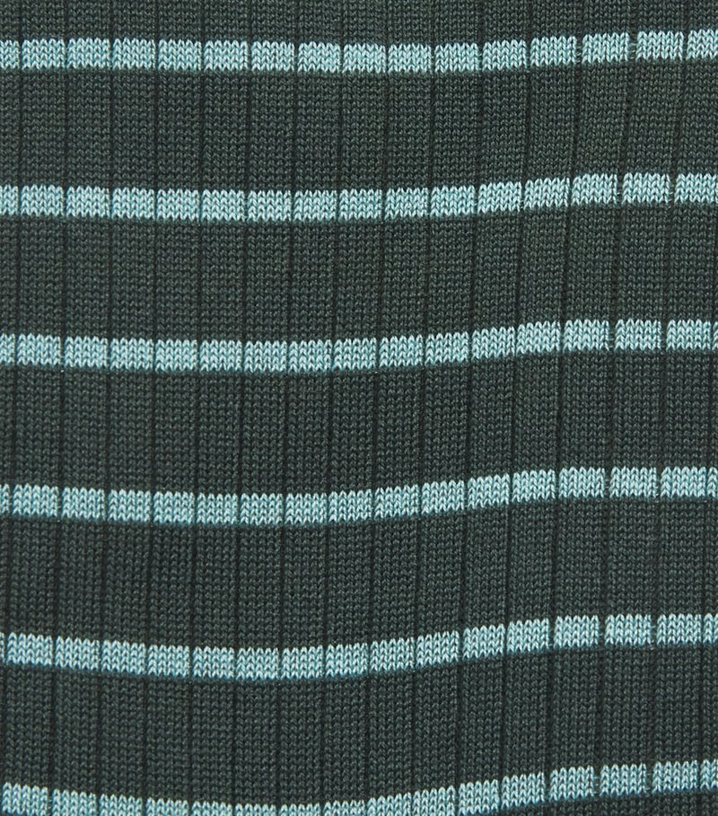 Harrods cotton-blend stripe ribbed socks, UK version