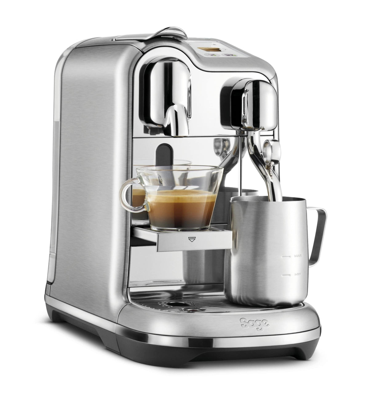 Nespresso automatic coffee machine with milk frother, imported from the UK