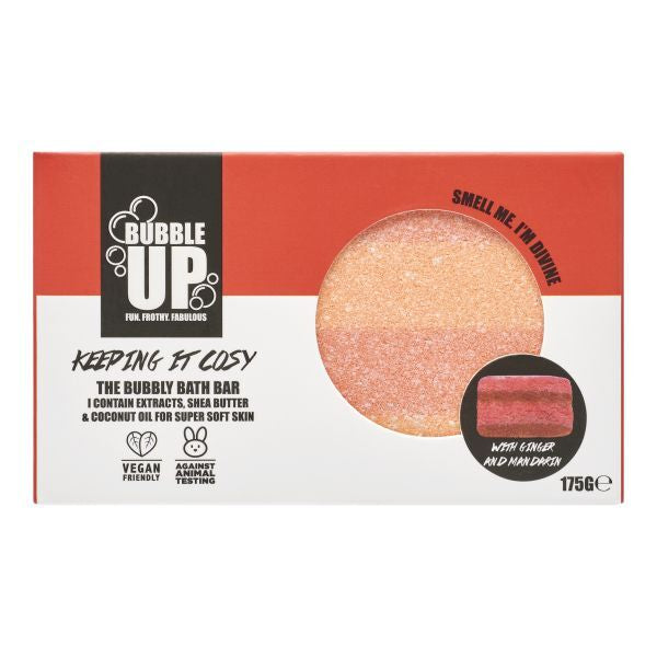 Bubble Up Bubbly Bath Bar Ginger Mandarin x 6 - British product
