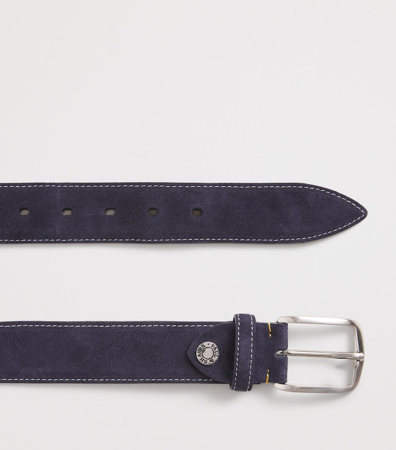 Paul & Shark men's suede belt with buckle, UK version