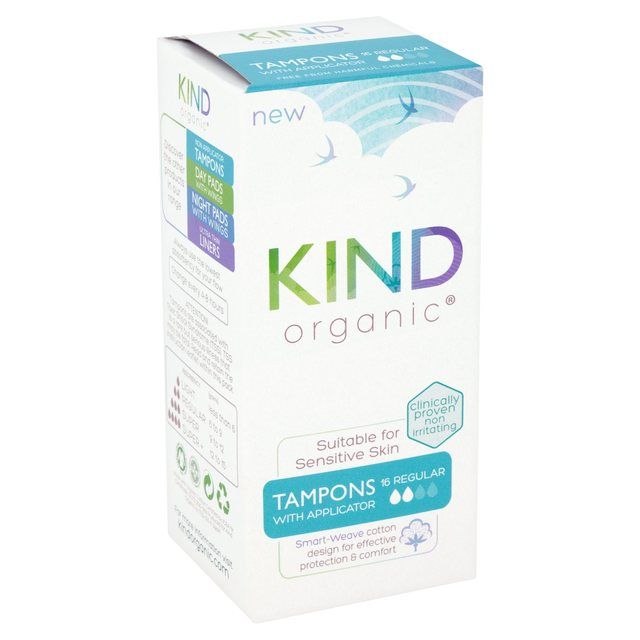 Kind Organic Applicator Tampons Regular   16 per pack