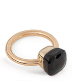 Pomellato Nudo Classic ring rose white gold London topaz, imported from the UK
