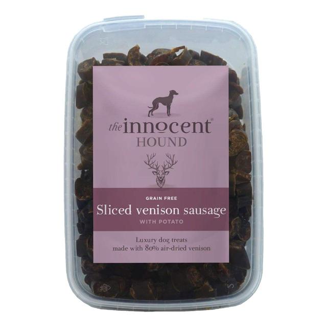 The Innocent Hound Dog Treats Sliced Venison Sausage   600g