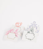 Harrods character place cards set of 12, UK version