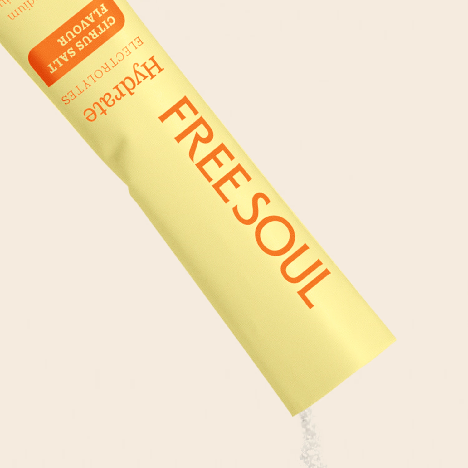 Free Soul Hydrate electrolyte sachets citrus 5 sachets, imported from the UK