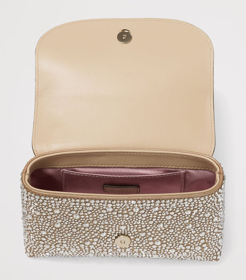 Jimmy Choo Curve cross-body bag with crystal embellishments, UK version