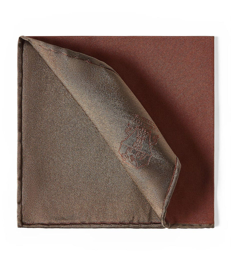 Brunello Cucinelli silk pocket square 35cm - British product
