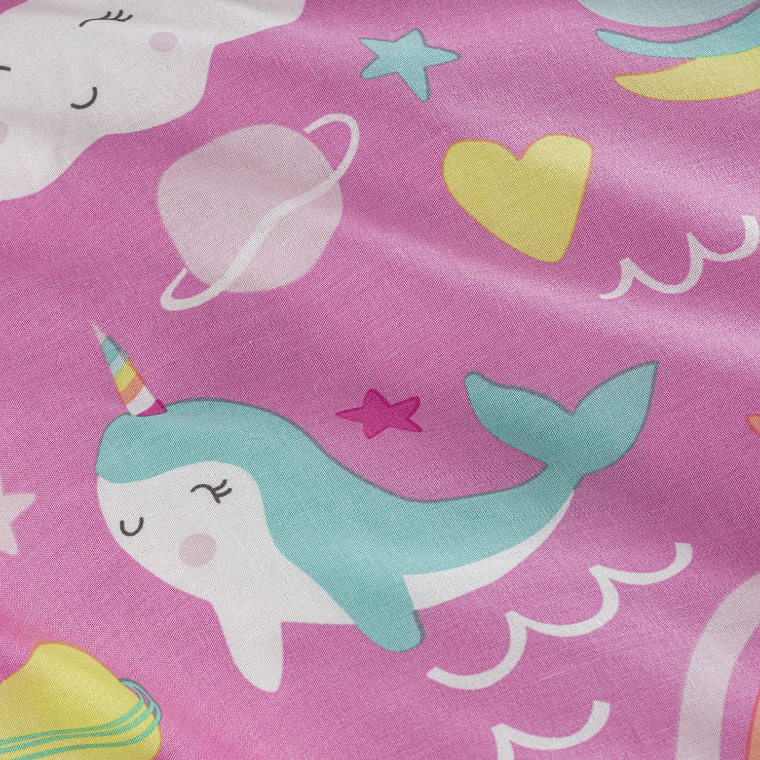 Argos Home Kids Pink Unicorn Bedding Set - Single