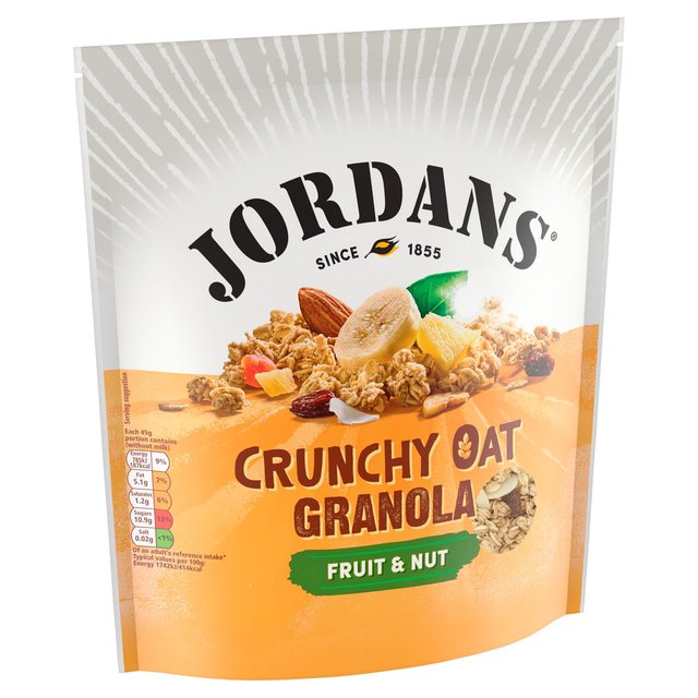 Jordans Crunchy Oat Fruit &amp; Nut Granola Breakfast Cereal   750g