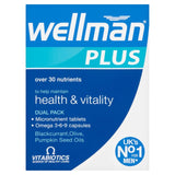 Vitabiotics Wellman Plus Health & Vitality Tablets Dual Pack   56 per pack GOODS M&S   