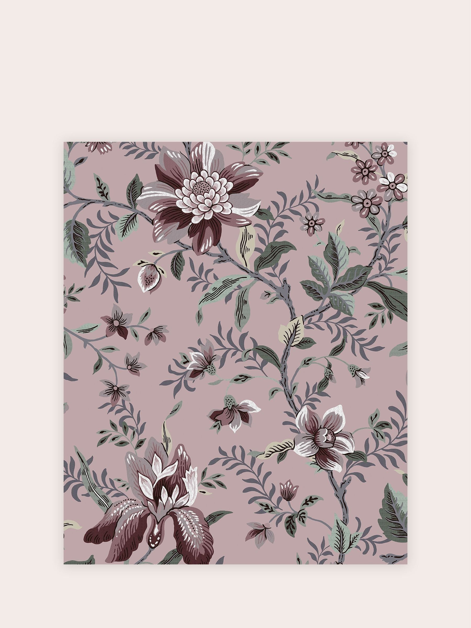 Laura Ashley Edita's Garden wallpaper sample A4 (British brand)