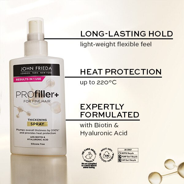 John Frieda Volume Profiller+ Thickening Spray 150Ml GOODS Superdrug   