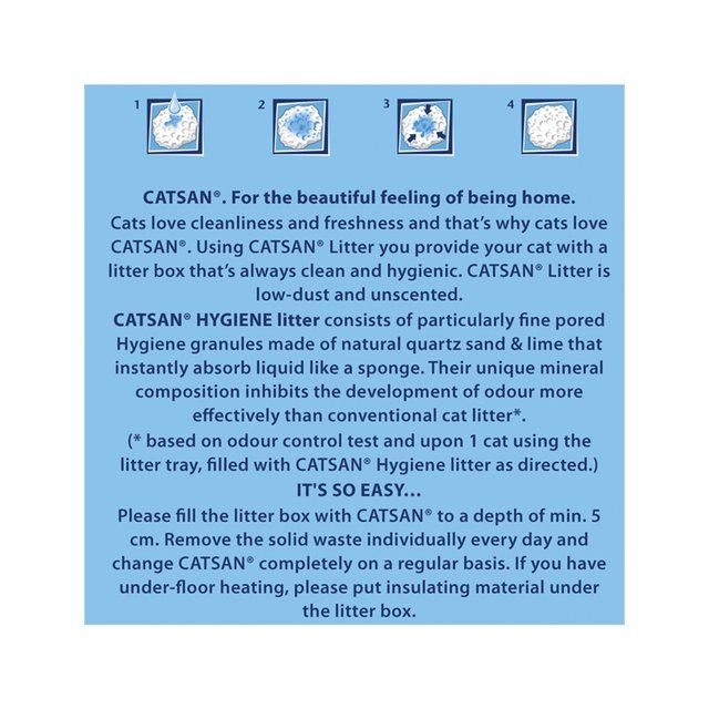 Catsan Hygiene Non-Clumping Odour Control Cat Litter    5L GOODS M&S   