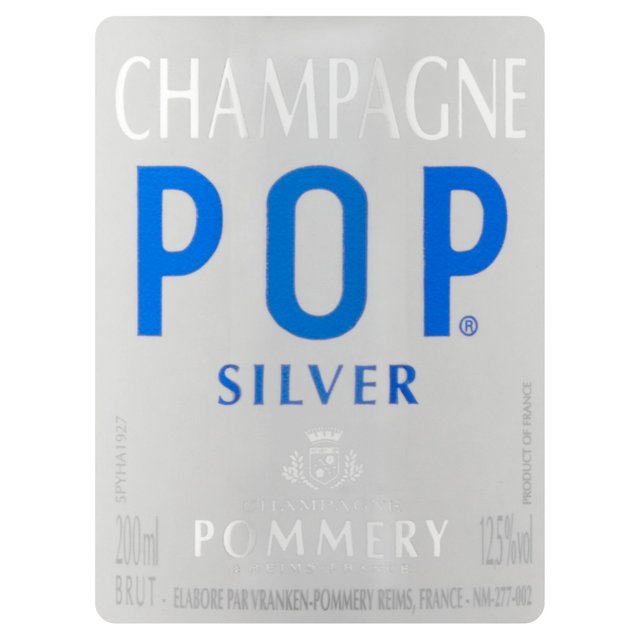 Pommery Silver POP   20cl GOODS M&S   