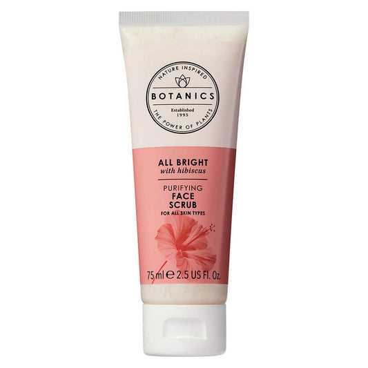 Botanics All Bright Purifying Face Scrub Exfoliator with Natural AHAs 75ml Make Up & Beauty Accessories Boots   