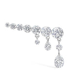 Maria Tash Crescendo Bar diamond earring 18mm, imported from the UK