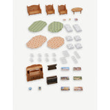 Sylvanian Families living room toy set 26 piece - British product