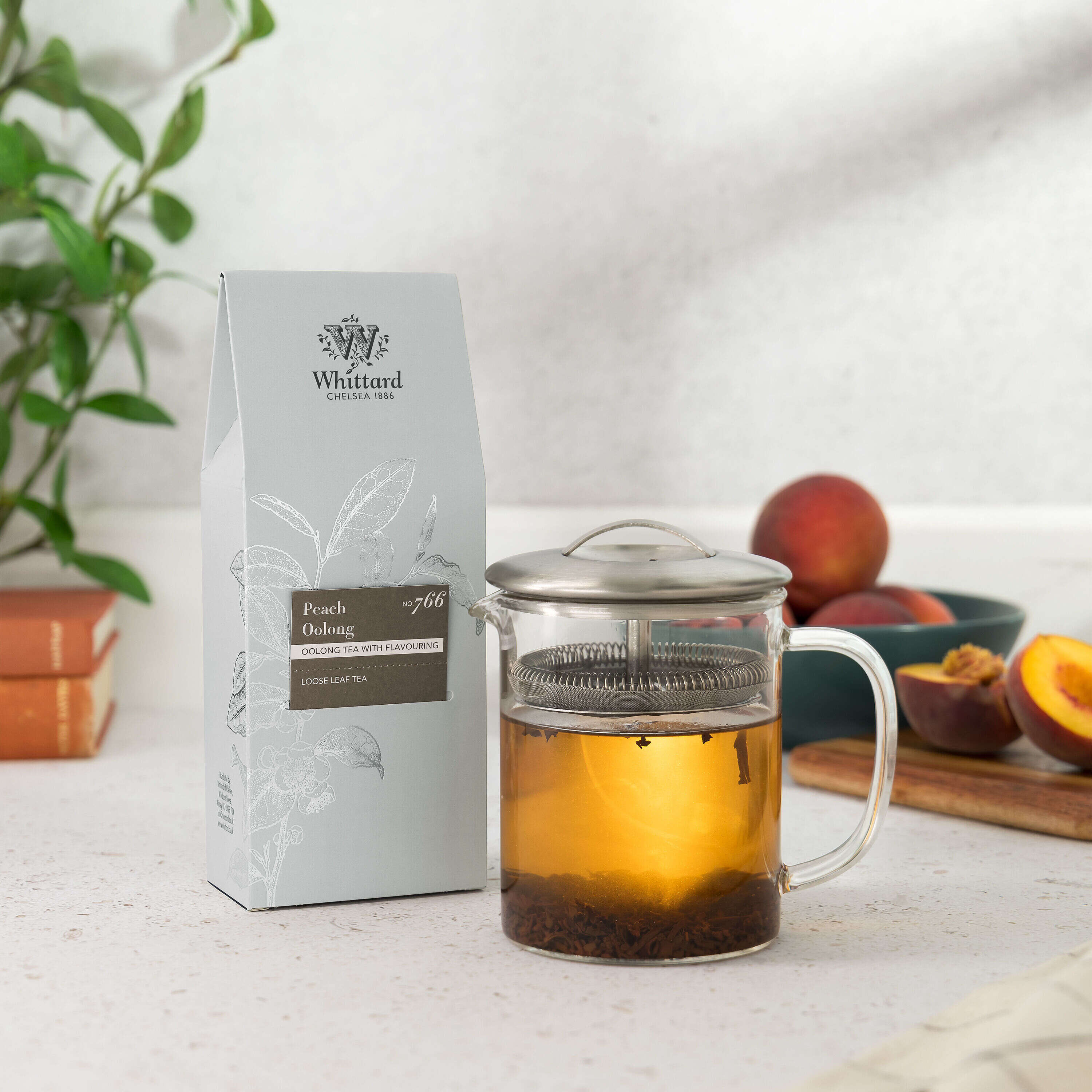 Whittard Peach Oolong loose tea 100g - British product