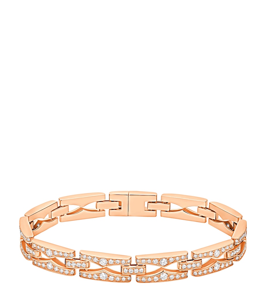 Bvlgari B.zero1 Rock rose gold diamond bracelet, UK version