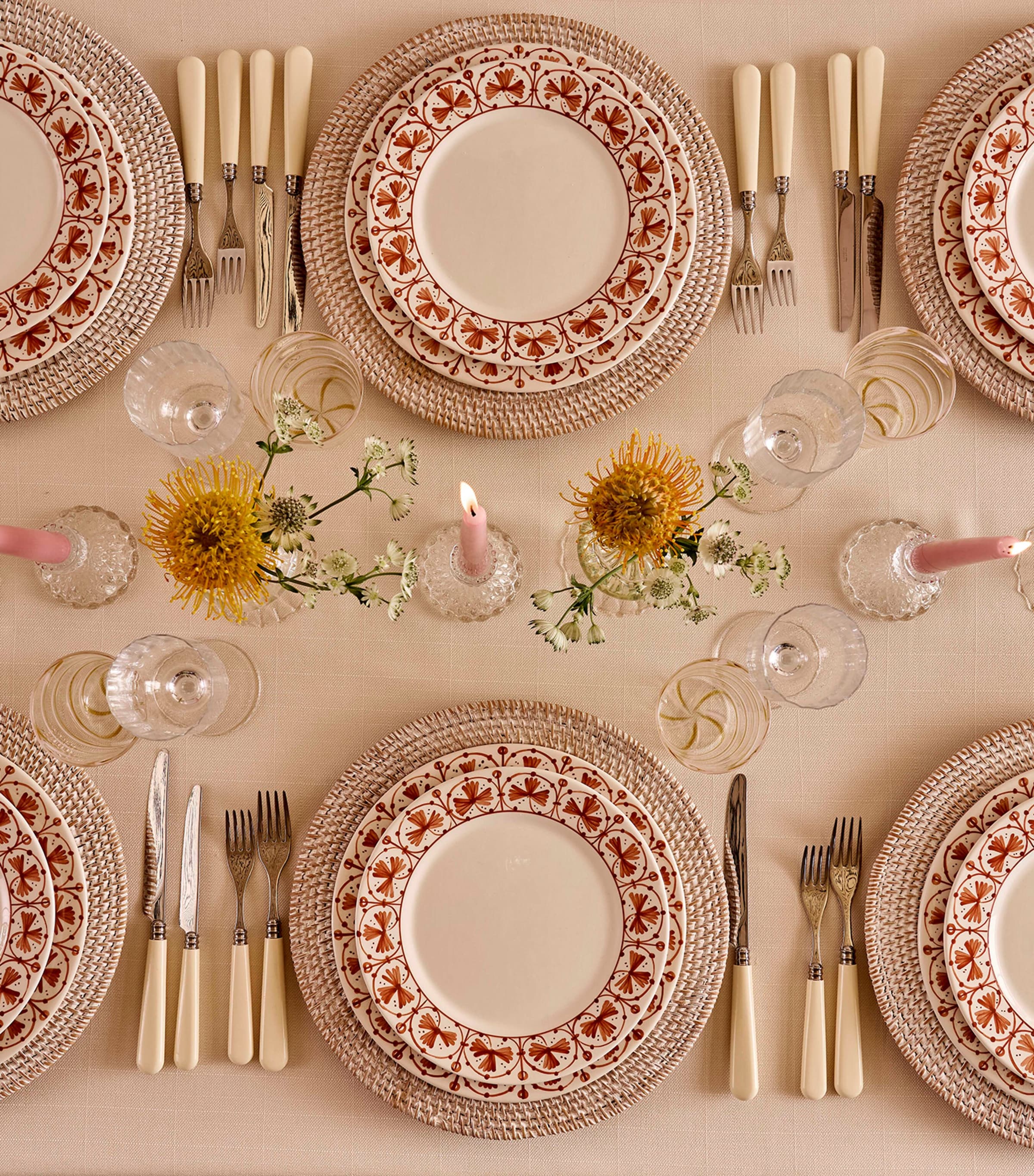 Maison Margaux Seville plates 22cm, imported from the UK