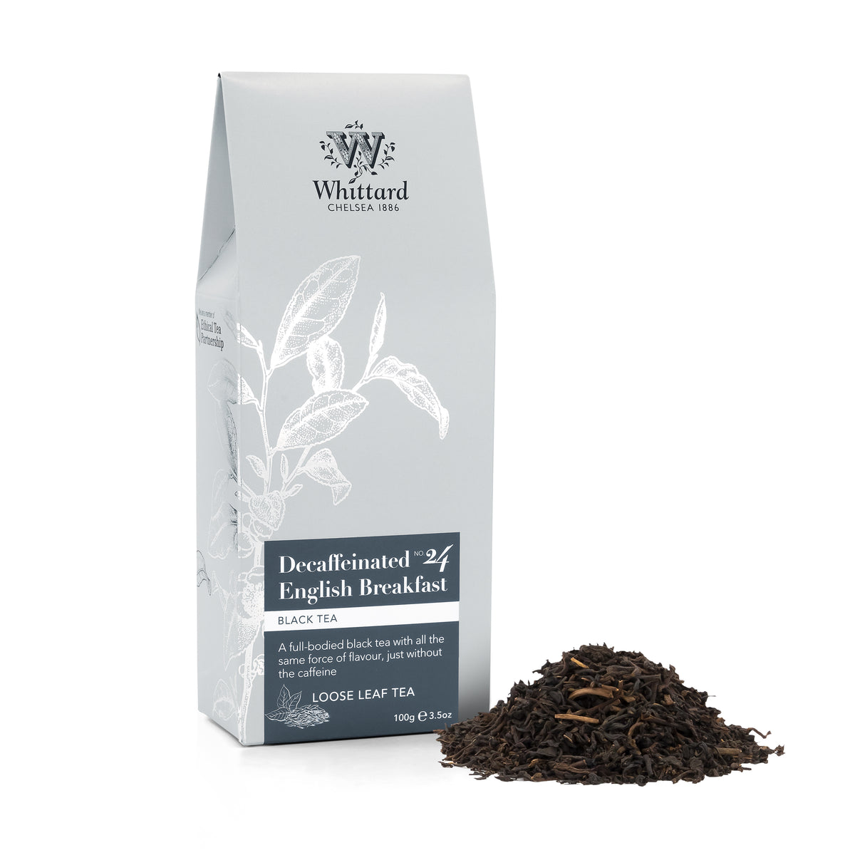 Whittard decaffeinated English Breakfast loose tea 100g - British product
