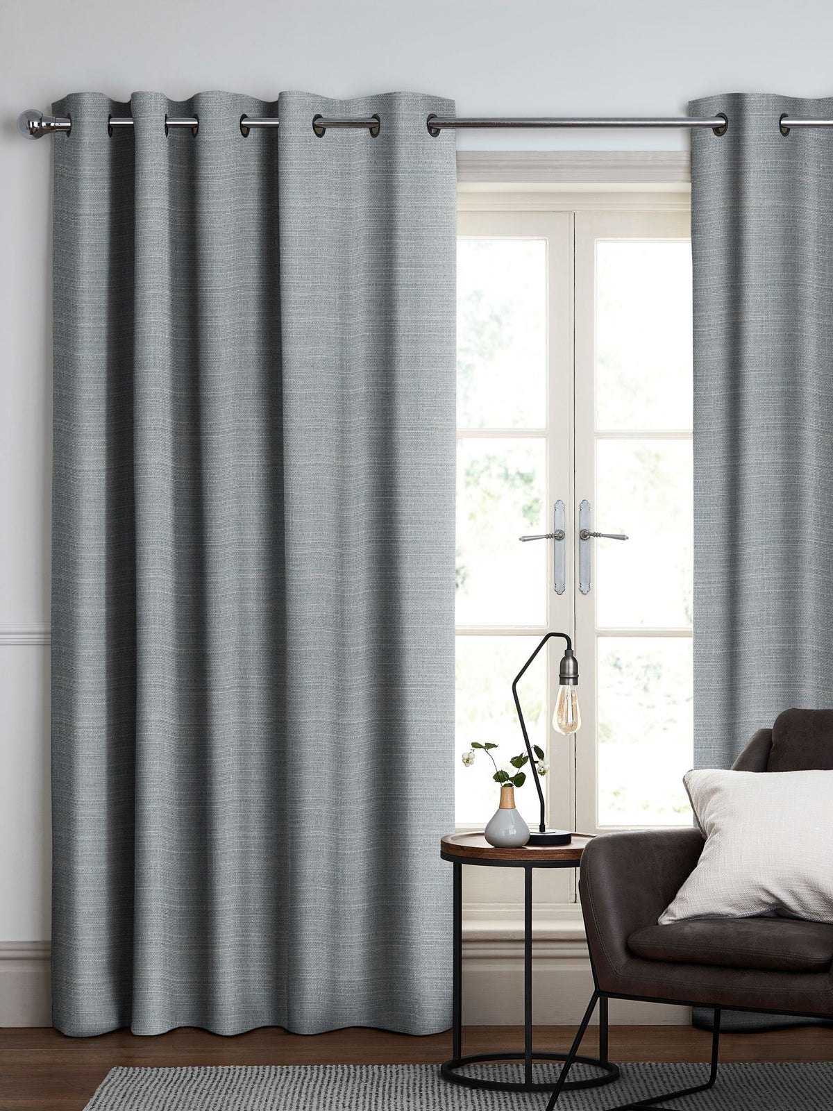 Voyage Maison ocean blue jasper curtains imported from the UK