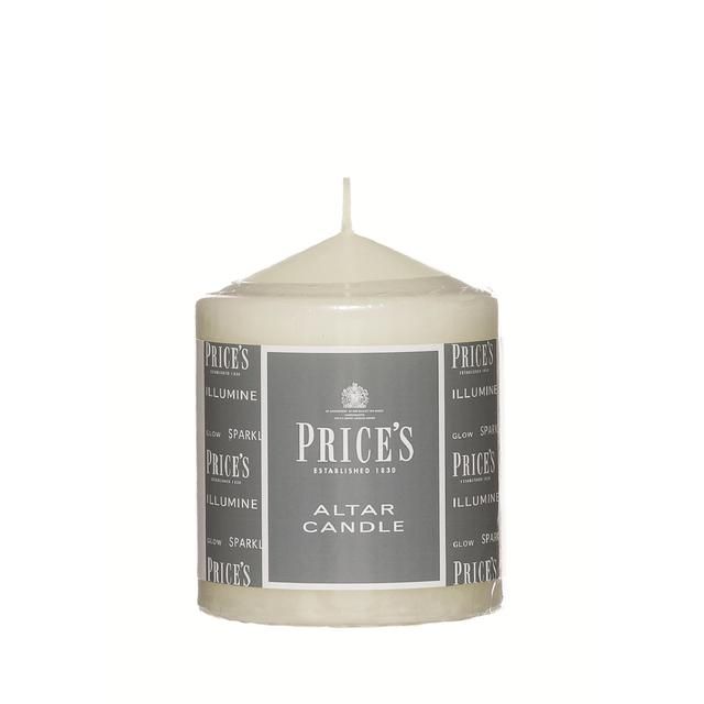 Price's Altar Candle Ivory 100 x 80 mm GOODS M&S   