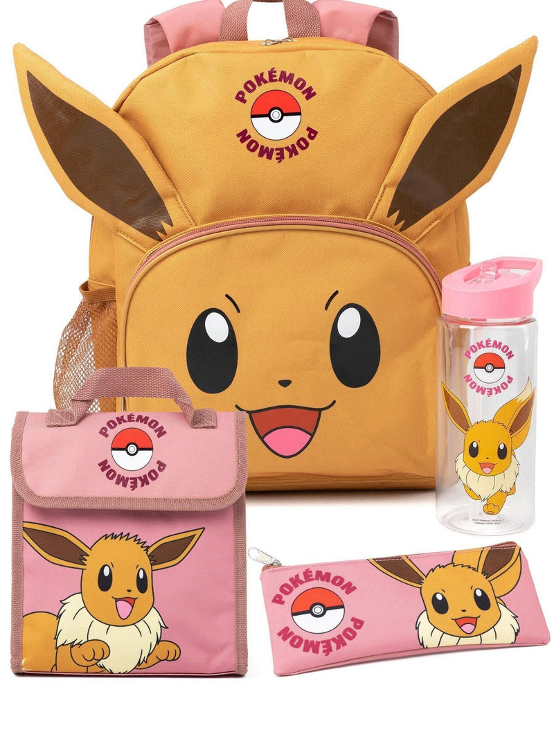 Pokemon Eevee 4-piece backpack set - British product