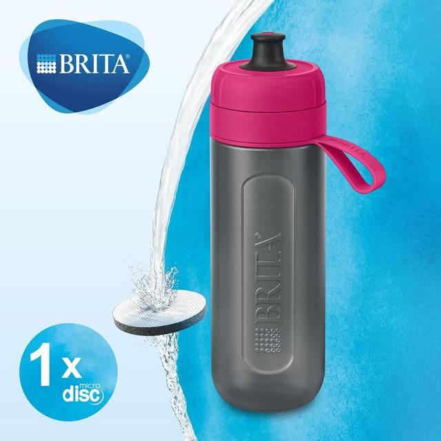 Brita Fill & Go Active Water Bottle Pink 600ml GOODS M&S   