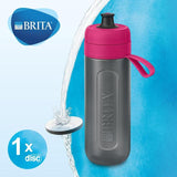 Brita Fill & Go Active Water Bottle Pink 600ml GOODS M&S   