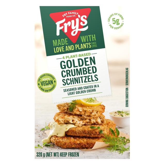 Fry's Golden Schnitzels   320g