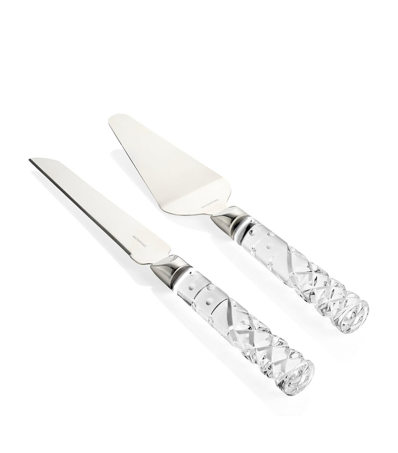 Waterford Crystal Celebrations cake knife and server set (British brand)