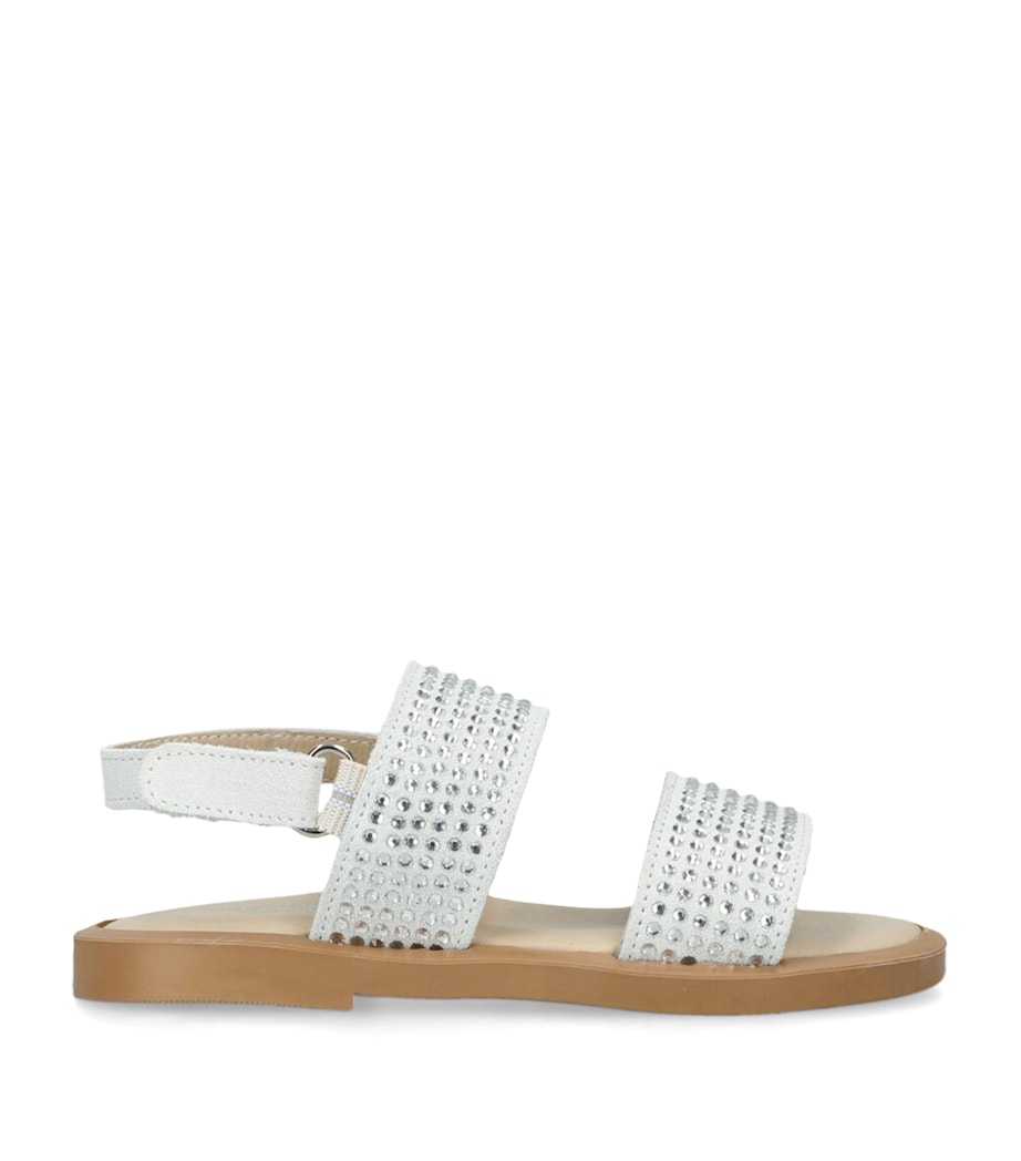 BabyWalker suede crystal-embellished sandals - British product