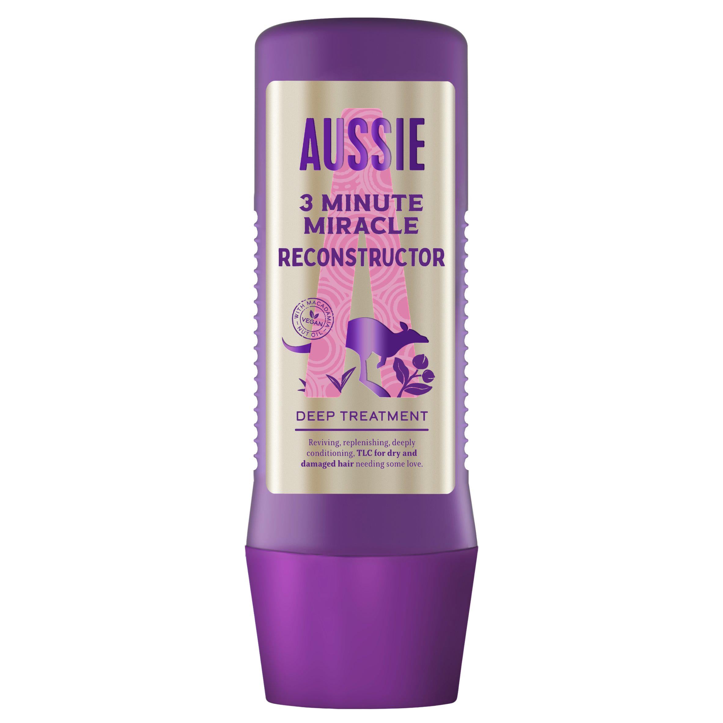 Aussie 3 Minute Miracle Repair Reconstructor Conditioner Mask 225ml shampoo & conditioners Sainsburys   