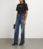 Victoria Beckham leather B-buckle belt - British product