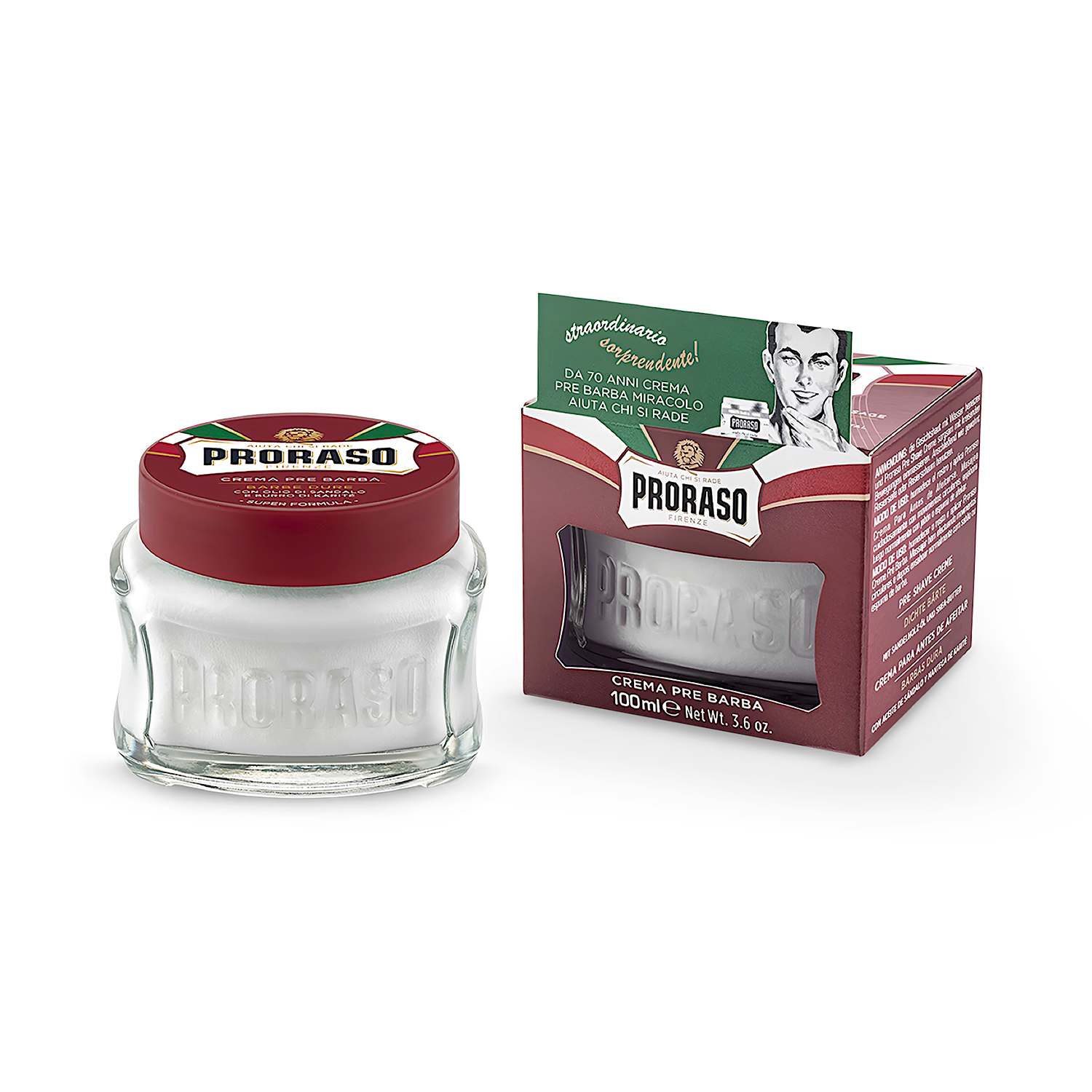 Proraso Pre Shave Cream Nourish 100ml, UK version