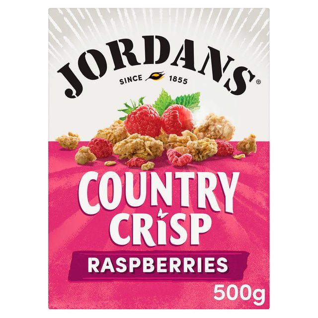 Jordans Country Crisp Raspberry Breakfast Cereal   500g GOODS M&S   