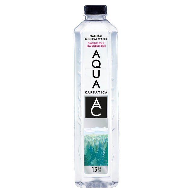 AQUA Carpatica Still Natural Mineral Water Low Sodium & Nitrates   6 x 1.5L GOODS M&S   