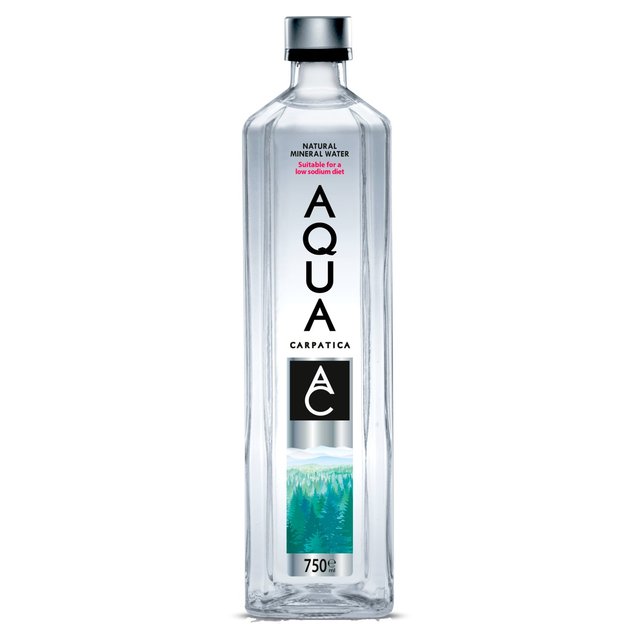 AQUA Carpatica Still Natural Mineral Water Glass Low Sodium & Nitrates   6 x 750ml