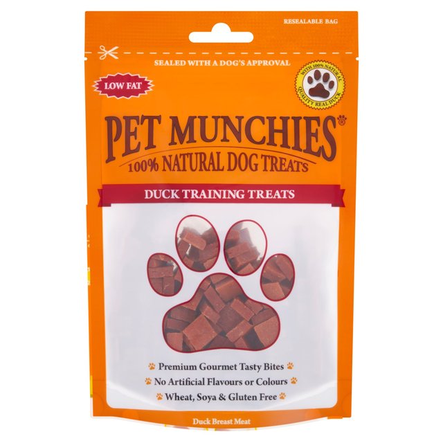 Pet Munchies Duck Dog Training Dog Treats   50g GOODS M&S   