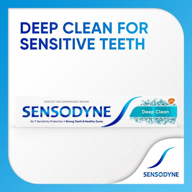 Sensodyne Sensitive Toothpaste Deep Clean Daily Care Gel   75ml GOODS M&S   