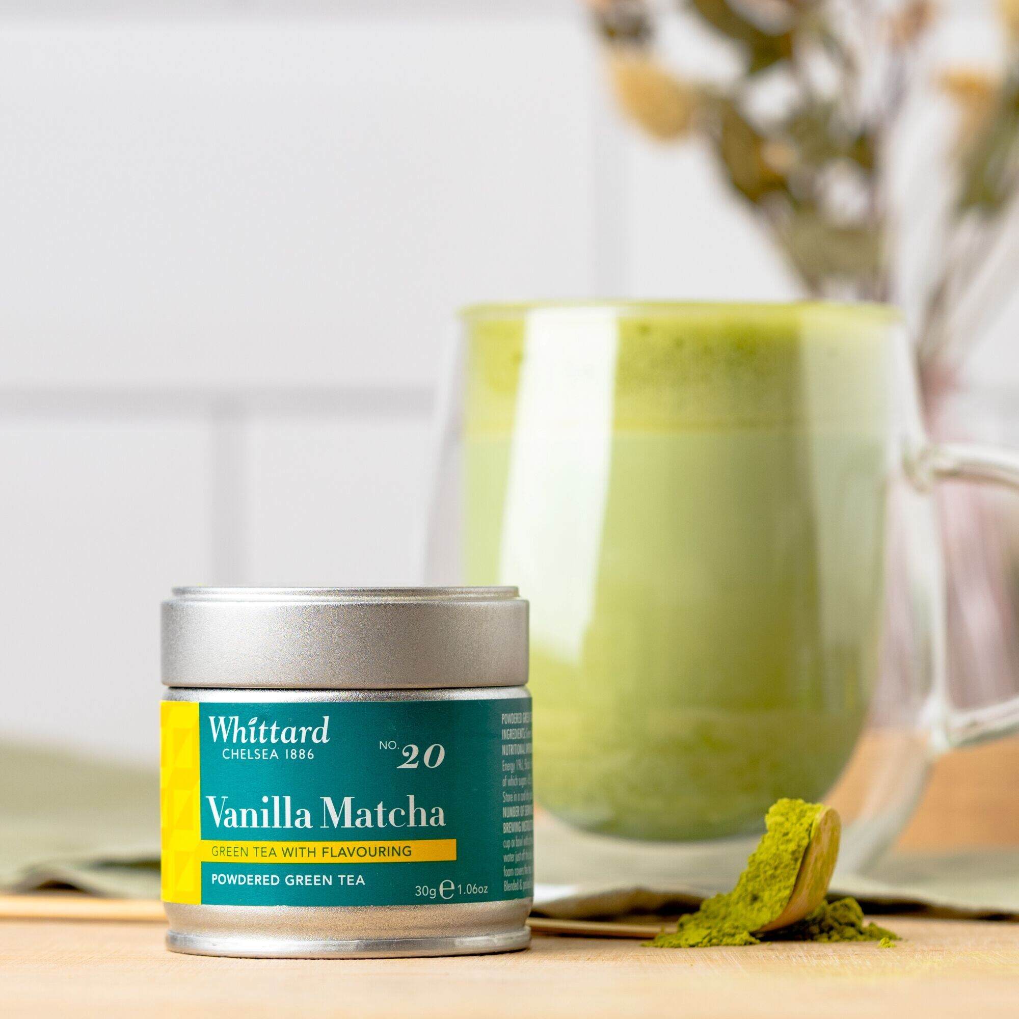 Whittard vanilla matcha powder 30g - British product