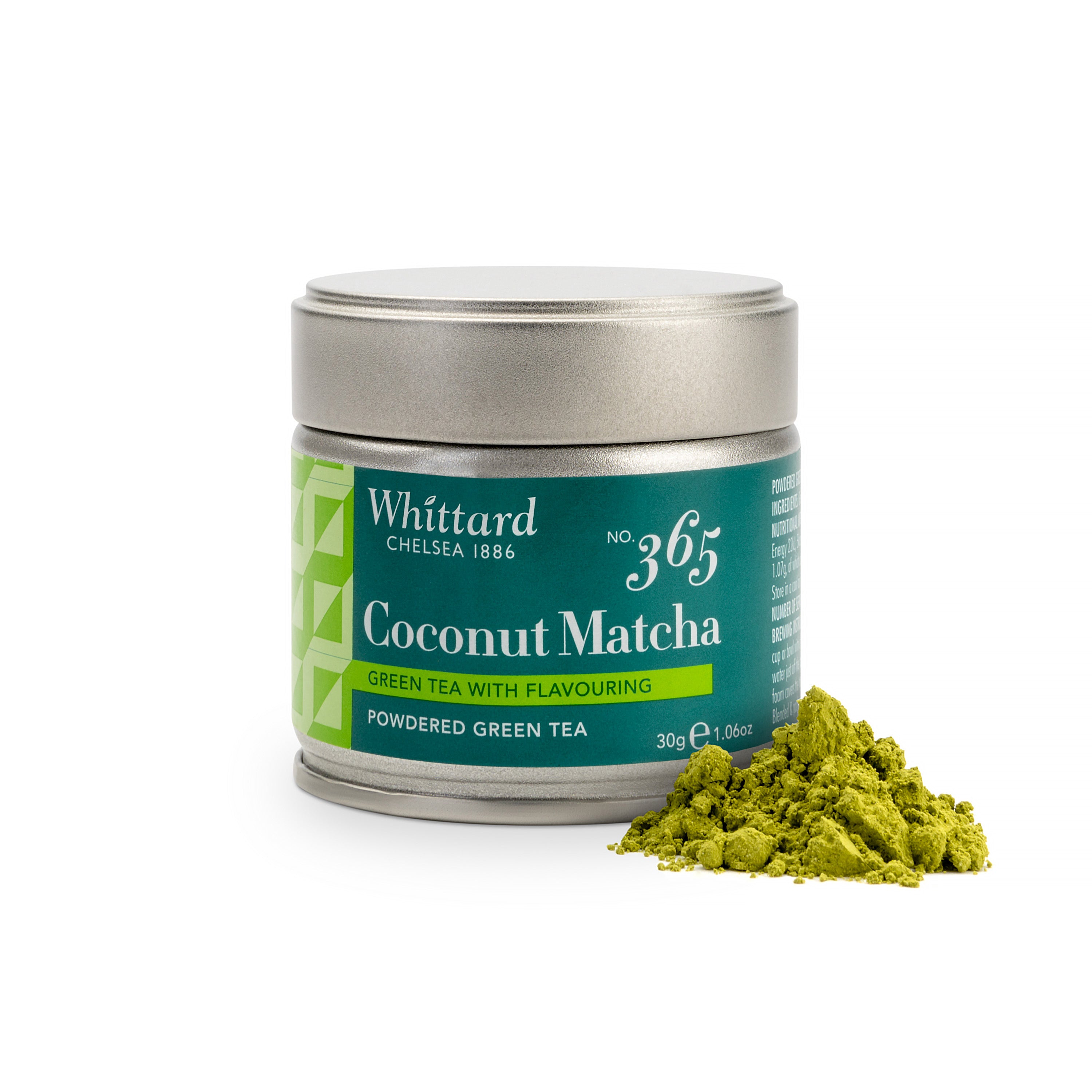 Whittard coconut matcha powder 30g - British product