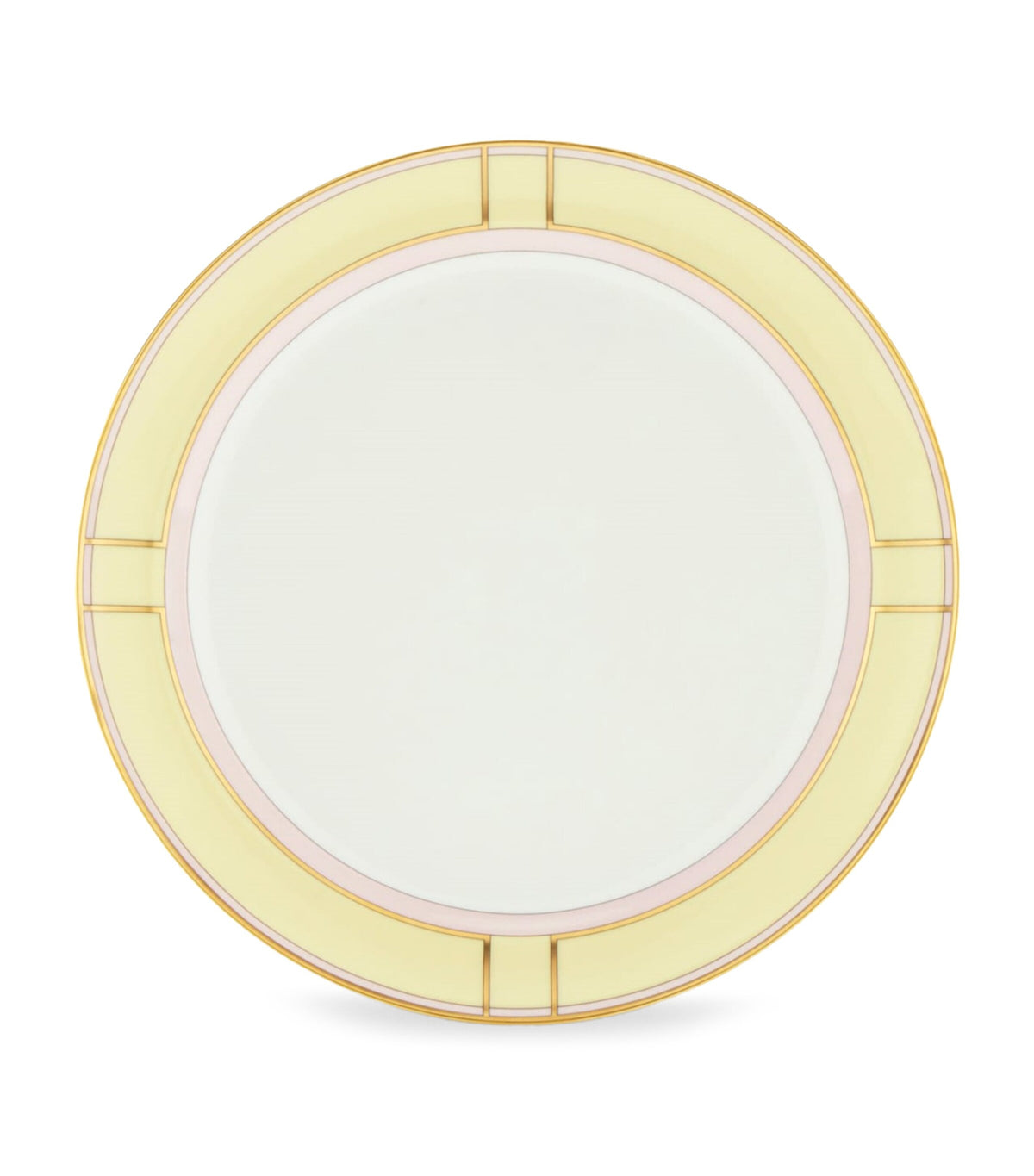 GINORI 1735 Porcelain Dinner Plate Giallo 27cm, UK version
