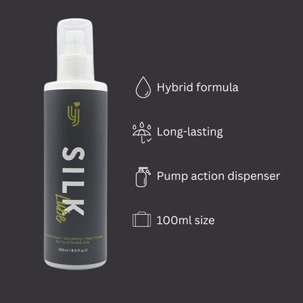 Loving Joy Silk Hybrid lubricant 250ml - British product