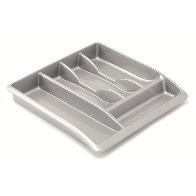 Addis Plastic Drawer Organiser Metallic