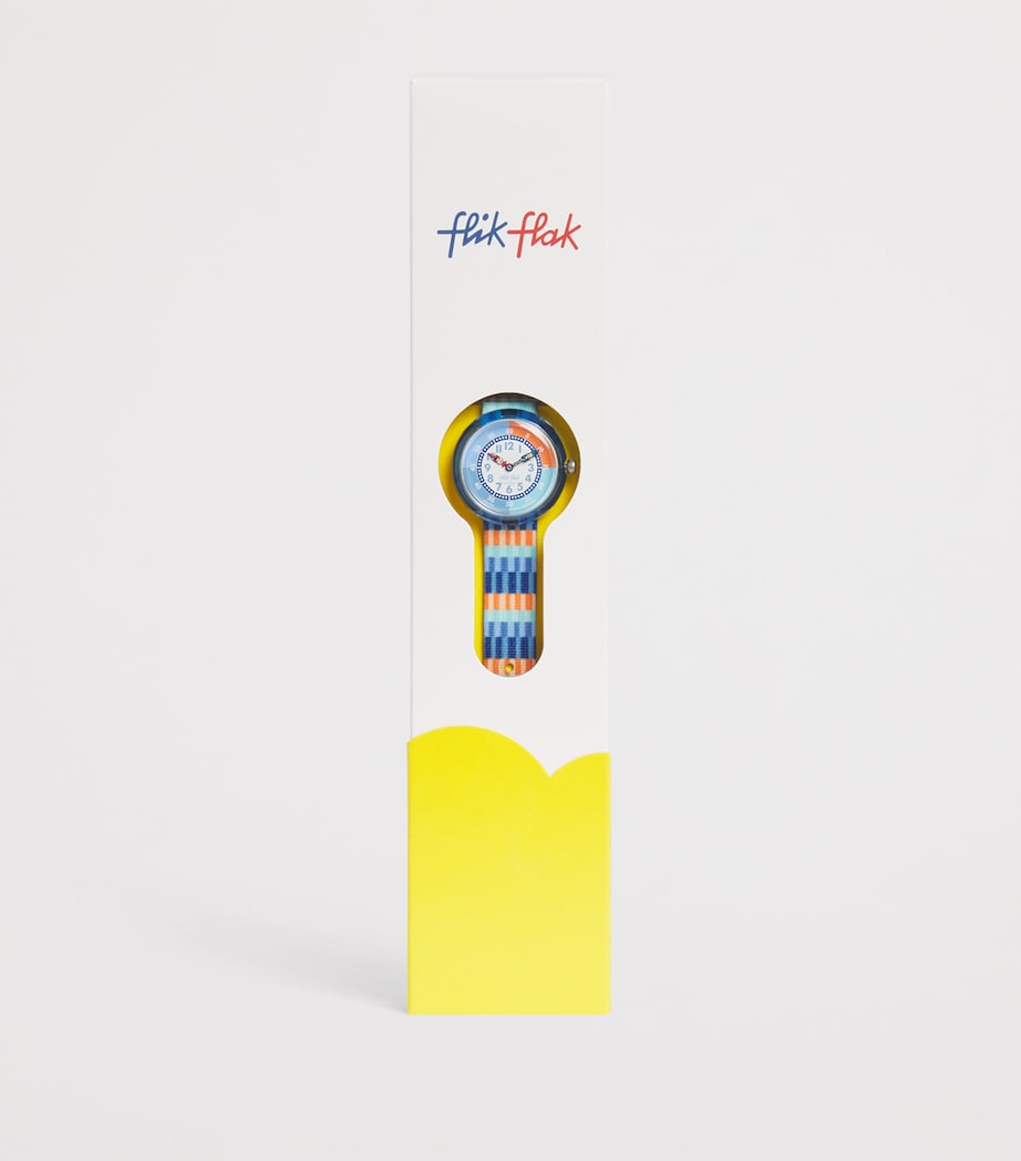 Flik Flak Stripy Stripes watch 31.85mm, imported from the UK