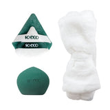 So Eco Prep & Blend Set includes headband, puffs, sponge (British brand)
